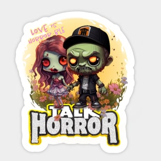 Love Is Horror-ble Sticker